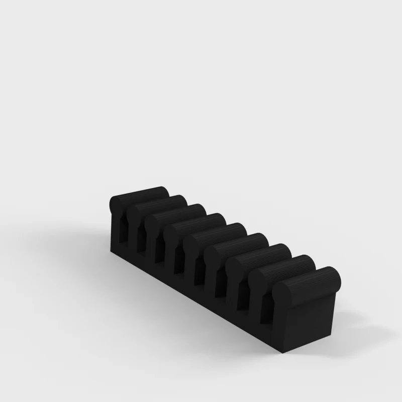 Organisateur de câbles flexible pour câbles et fils