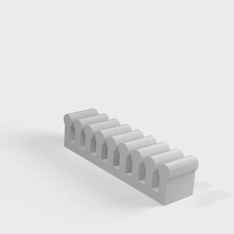Organisateur de câbles flexible pour câbles et fils