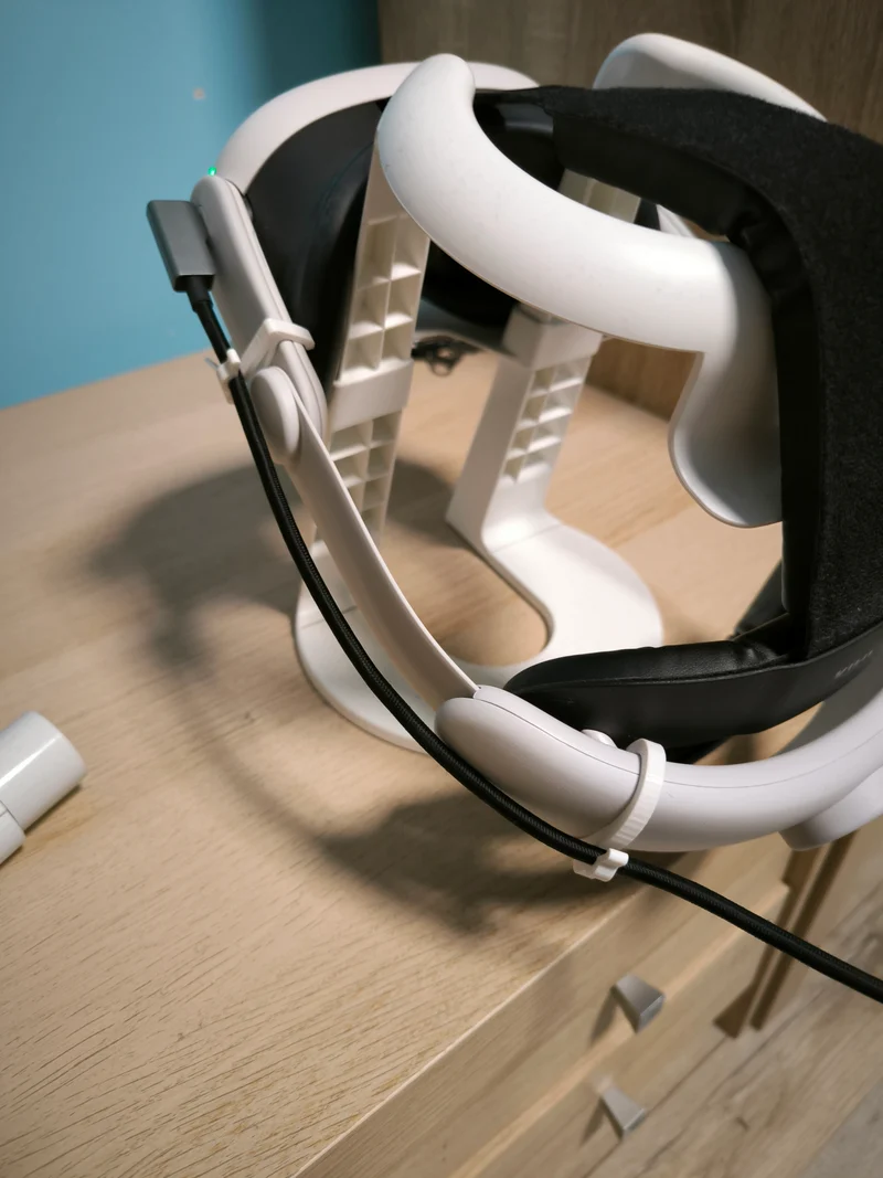Support de câble USB-C Meta Quest 3 pour KIWI Comfort Head Strap