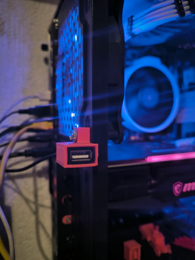 Support de câble USB avec montage à vis de 120 mm