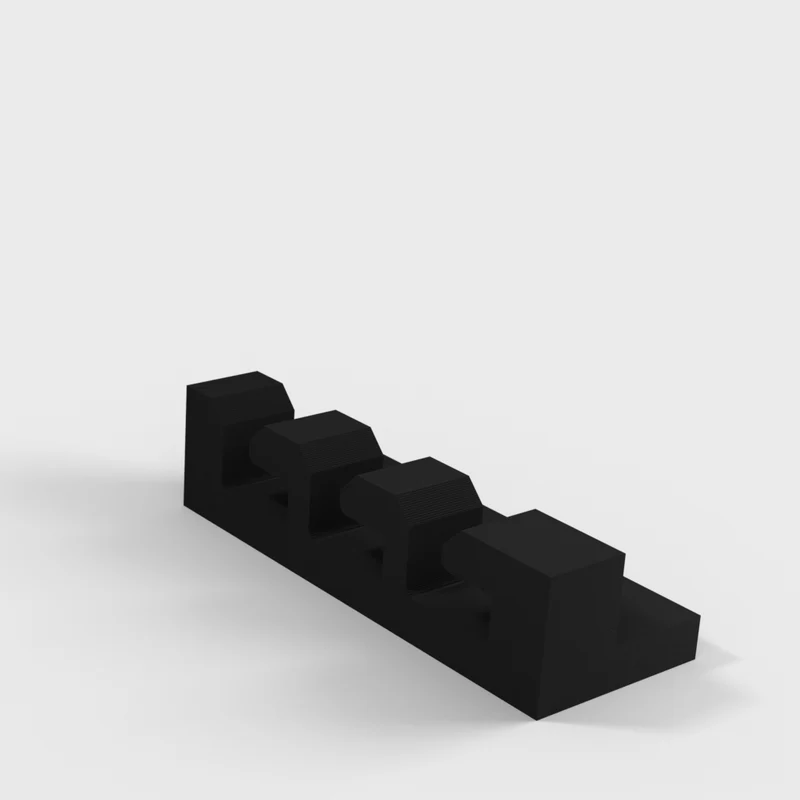 Support de câble robuste pour cadres 80/20 et Bosch Rexroth