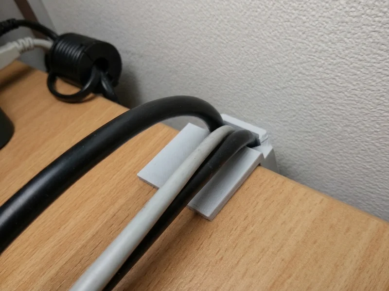 Clip-on Support de câble pour bureau