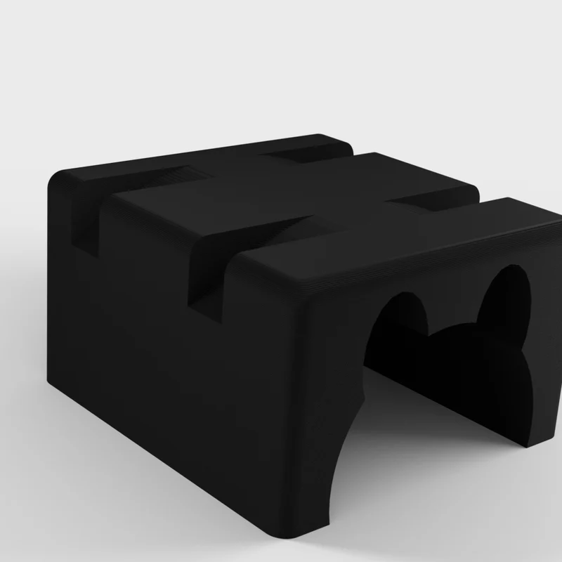 Support de câble et de fil pratique pour tube de 22 mm