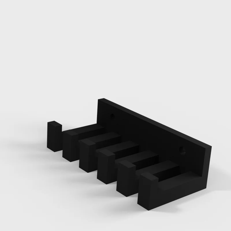Support de câble à 5 fentes pour câbles USB