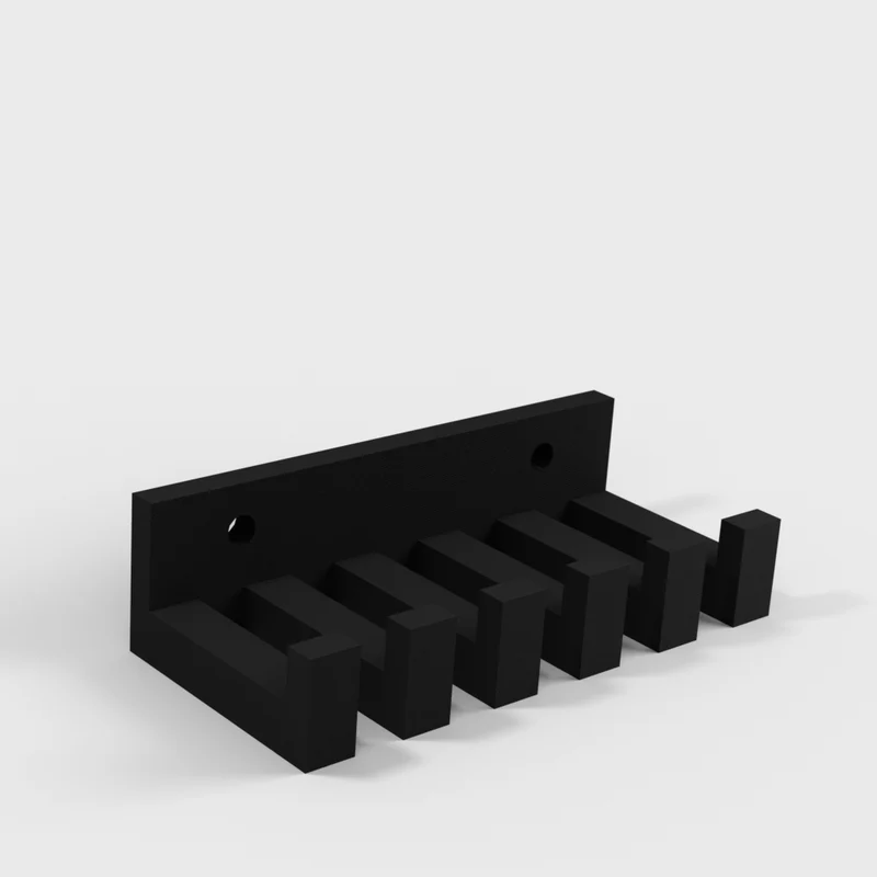 Support de câble à 5 fentes pour câbles USB