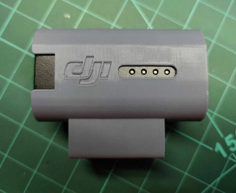 Support de batterie DJI Goggles 2 avec gestion des câbles