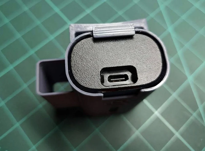 Support de batterie DJI Goggles 2 avec gestion des câbles