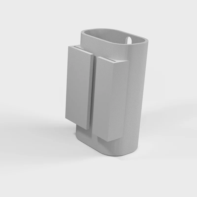 Support de batterie pour lunettes DJI avec organisation des câbles
