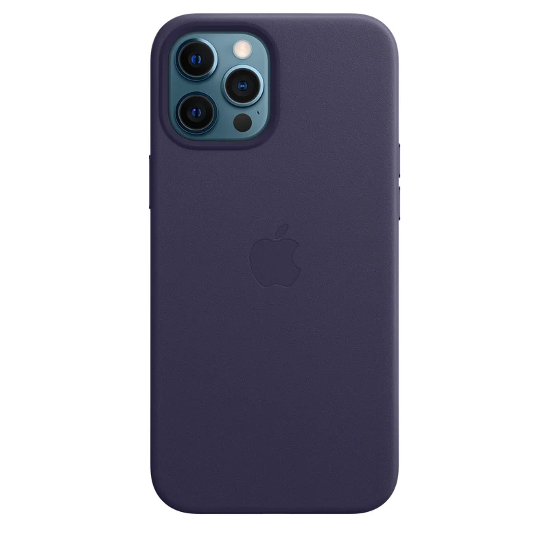 Apple iPhone 12 Pro Max coque en cuir - Violet profond