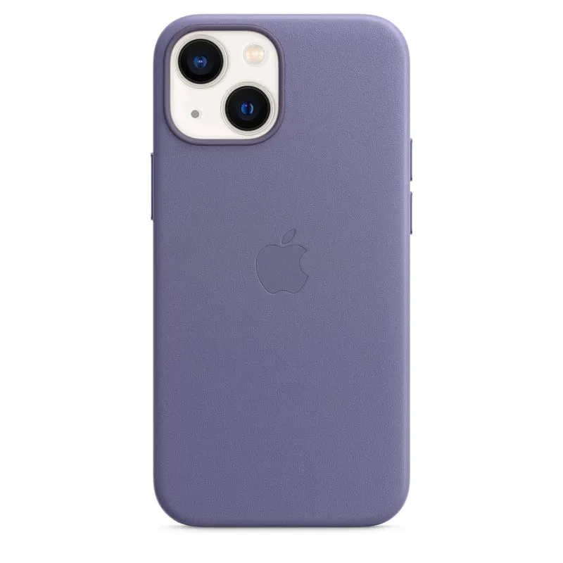 Apple iPhone 13 mini coque en cuir - Glycine