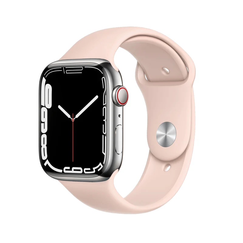 Apple Watch Series 7 Boîtier en acier inoxydable 41mm - Graphite