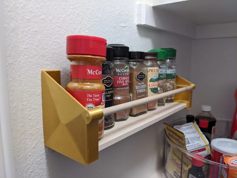 Étagère à épices flexible pour une cuisine organisée