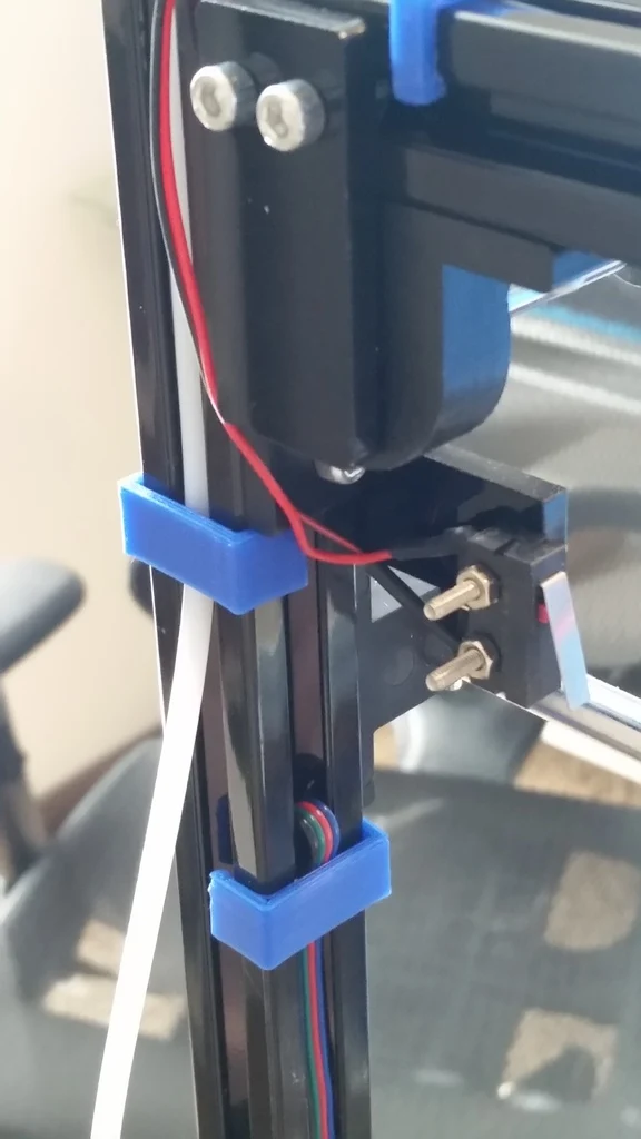 Support de câble universel 20x20 pour profilés en aluminium