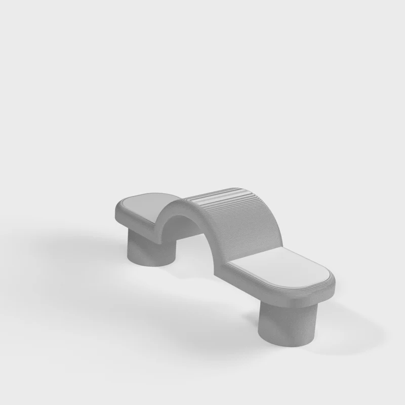 Clips de câble à 2 broches pour panneau perforé - Gestion optimale des câbles