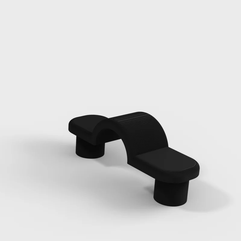 Clips de câble à 2 broches pour panneau perforé - Gestion optimale des câbles