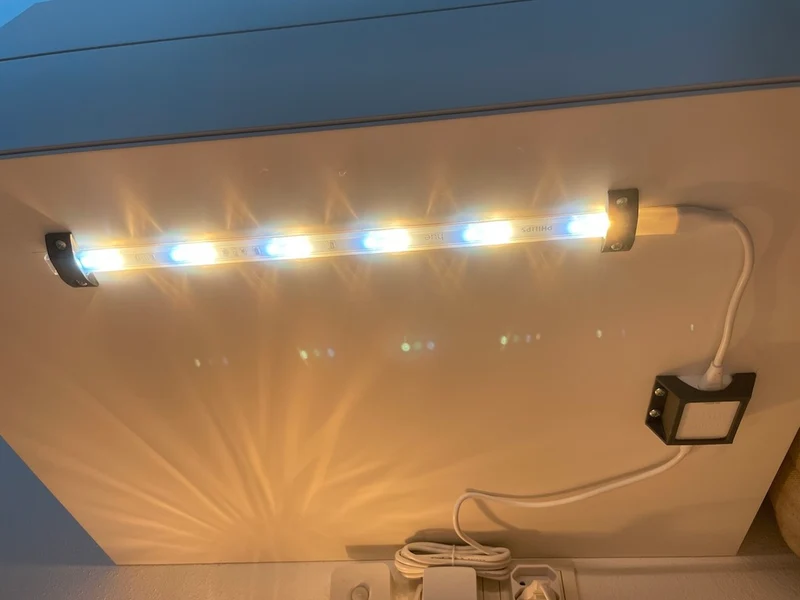 Support de bande lumineuse Hue - Montage sécurisé pour les bandes lumineuses Philips Hue