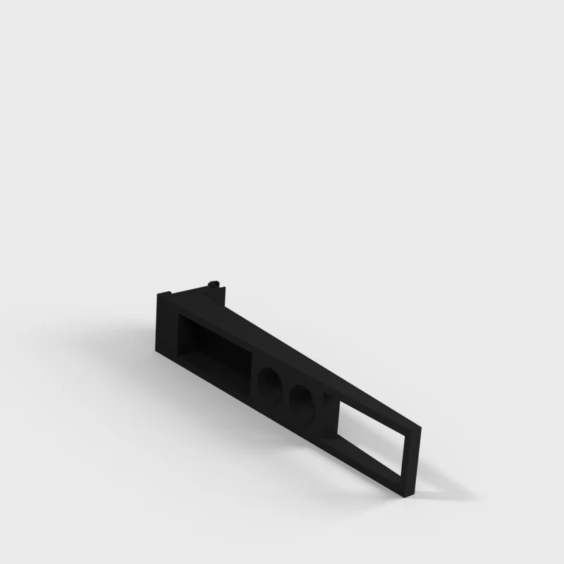 Support de distributeur sur rail DIN - 2 en 1