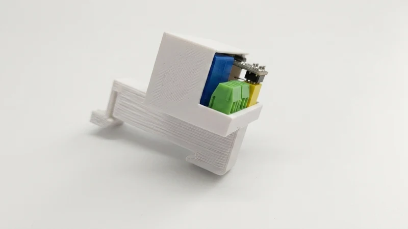 Support de rail DIN pour ESP 01S et module de relais