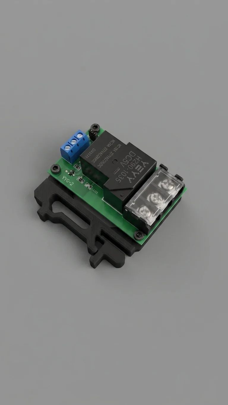 Support de montage sur rail DIN robuste pour relais 230V