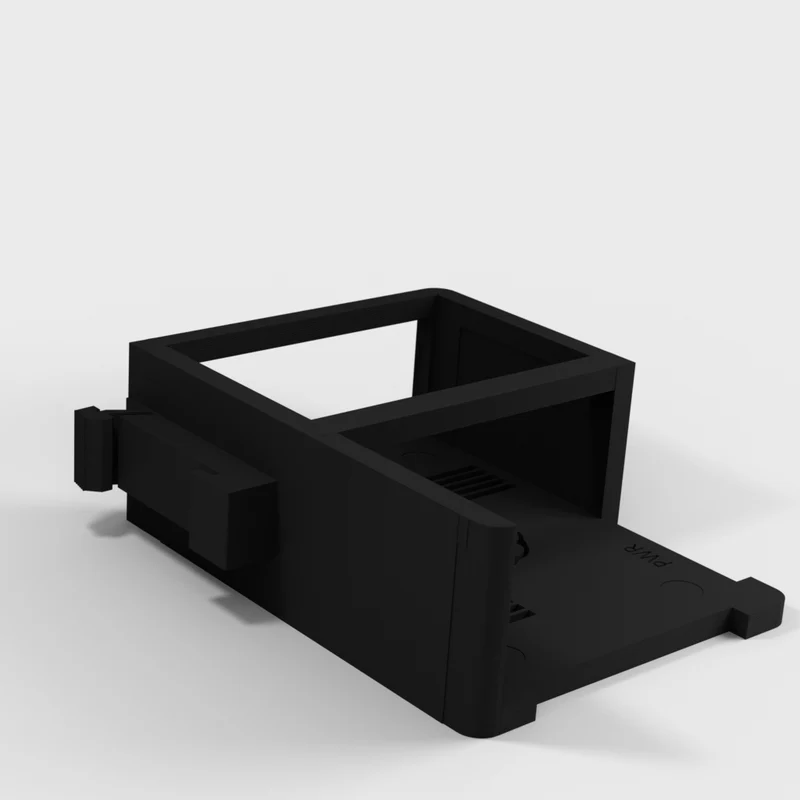 Support de rail DIN 35 mm pour Raspberry Pi 4 dans un boîtier FLIRC