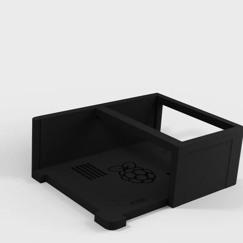 Support de rail DIN 35 mm pour Raspberry Pi 4 dans un boîtier FLIRC