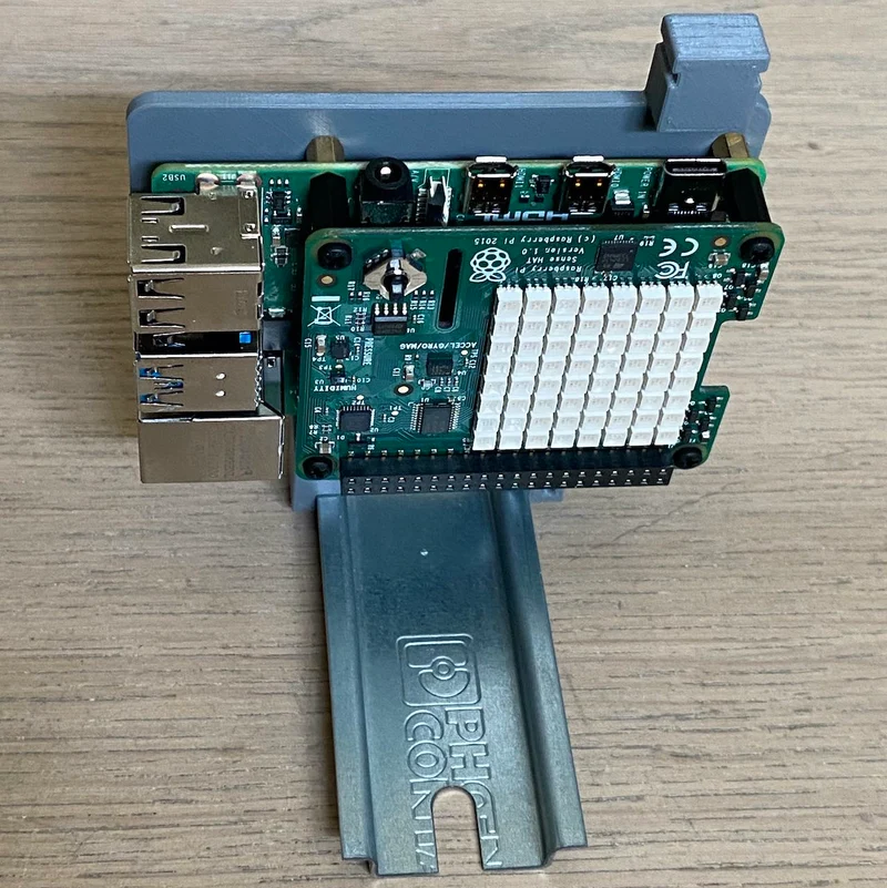 Support de Rail DIN pour Raspberry Pi 4