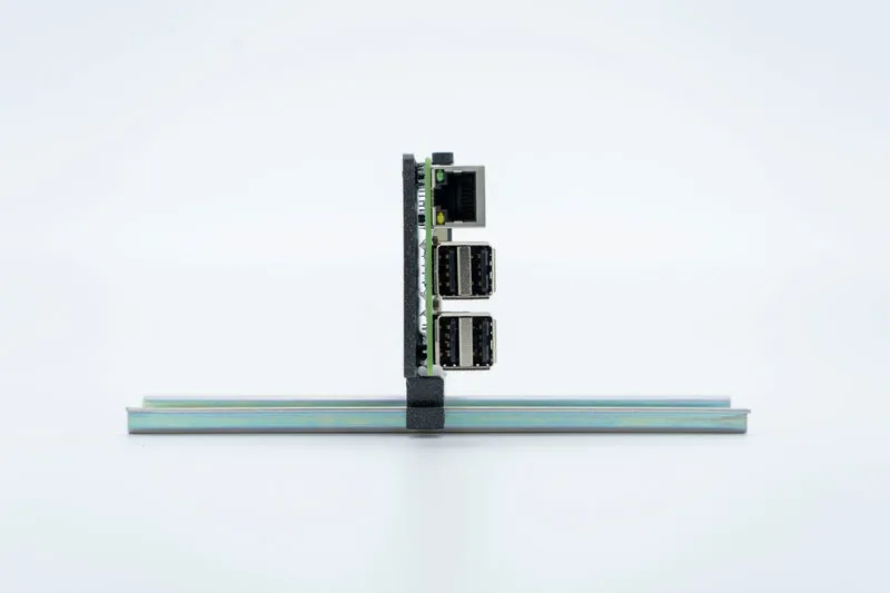 Support de montage hexagonal sur rail DIN Raspberry Pi