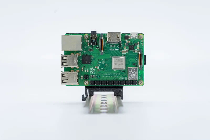 Support de montage hexagonal sur rail DIN Raspberry Pi