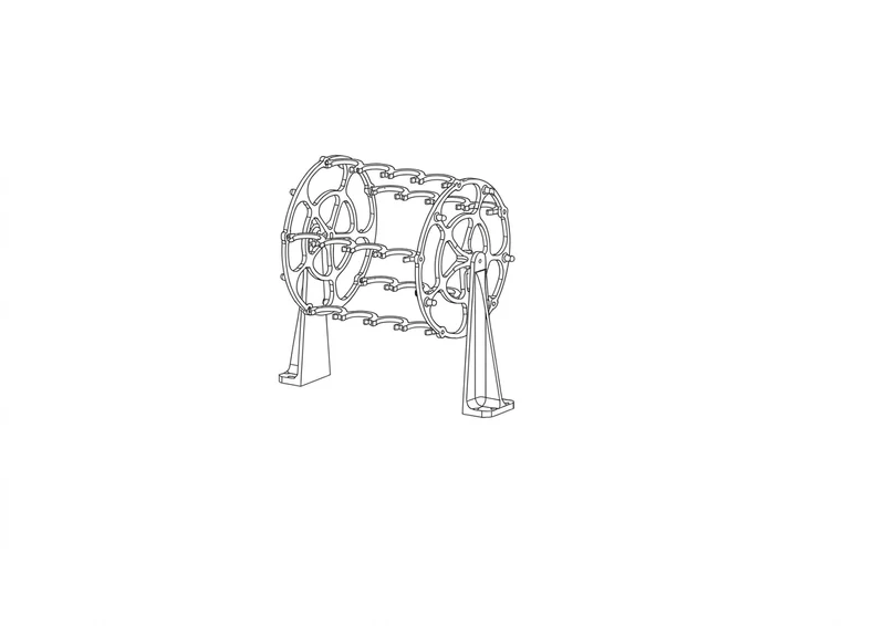 Porte-épices rotatif - 4x5 emplacements