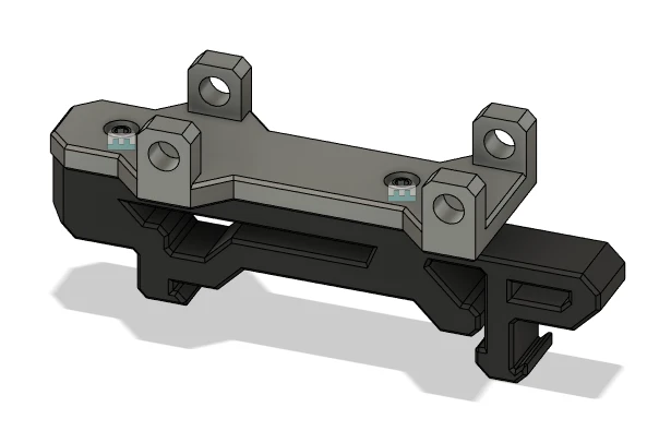Support de rail DIN pour ventilateur 4010