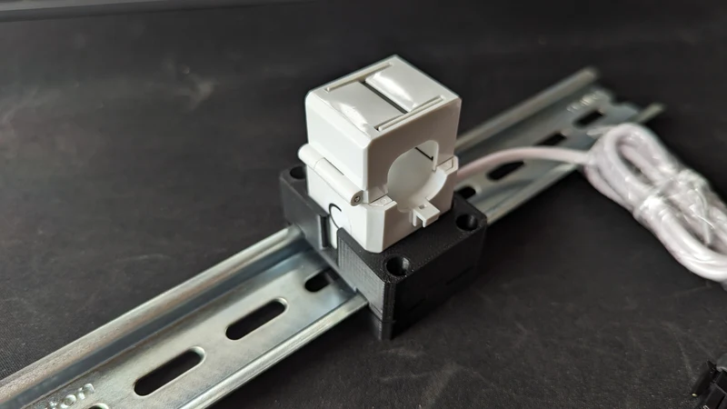 Support de rail DIN pour les bobines de mesure Shelly 3EM