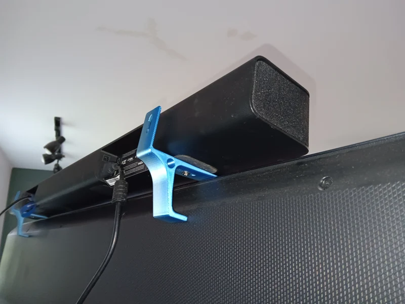 Support de montage universel pour barre de son - Montage supérieur et arrière