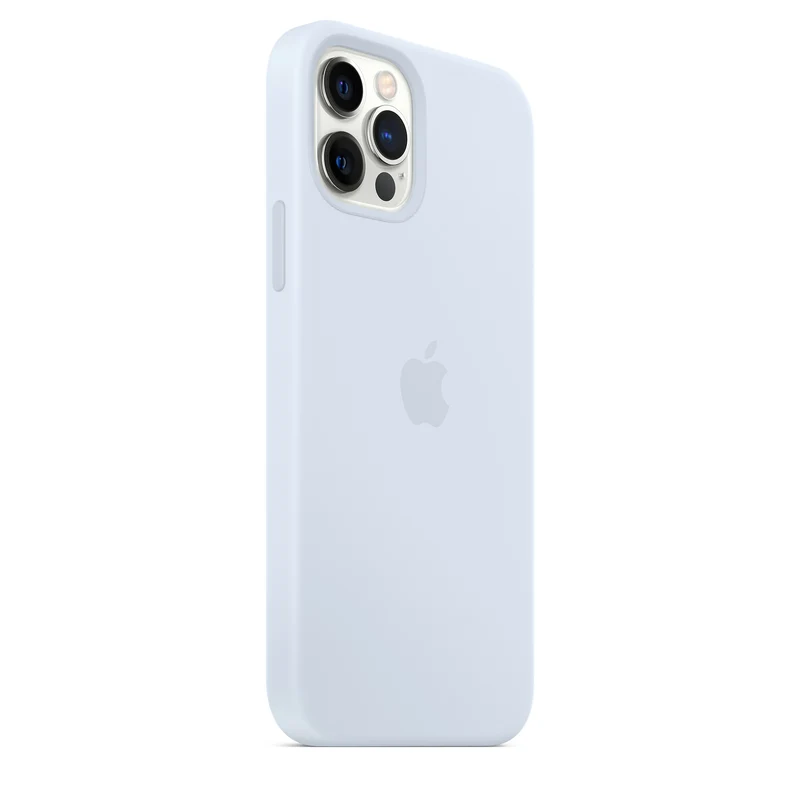Apple iPhone 12 Pro Max Coque en Silicone - Bleu Capri