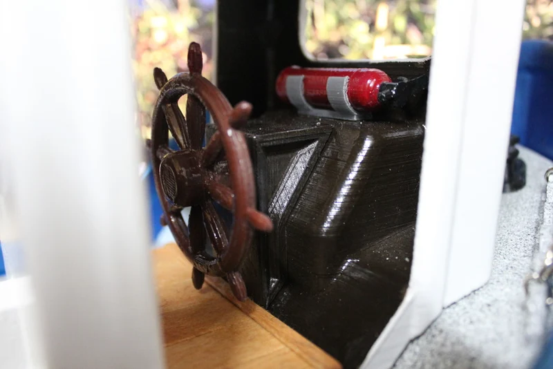 RC Benchy Servo Mod pour volant de bateau
