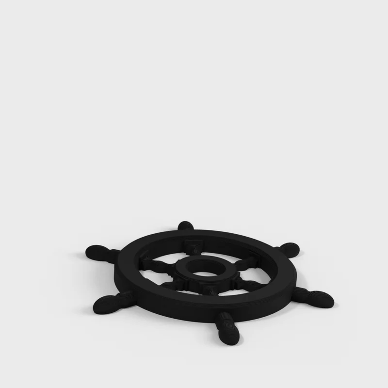 Roue de gouvernail de bateau décorative pour la décoration intérieure maritime