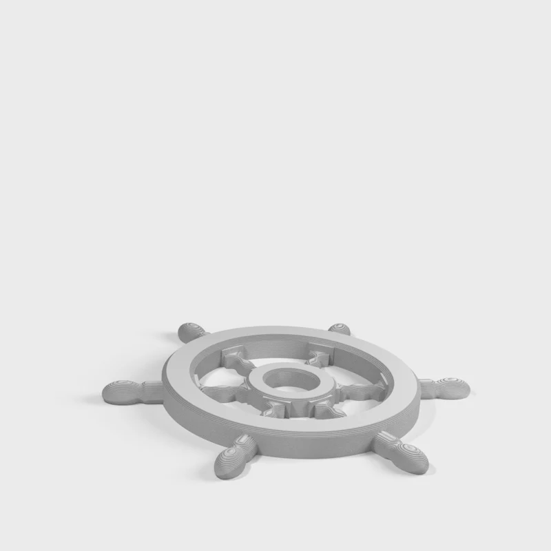 Roue de gouvernail de bateau décorative pour la décoration intérieure maritime