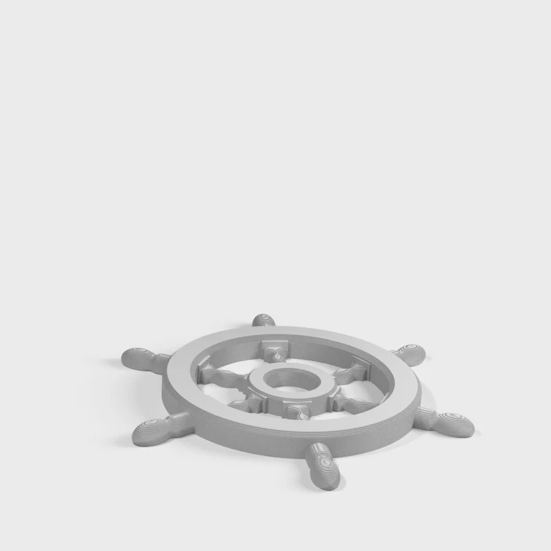 Roue de gouvernail de bateau décorative pour la décoration intérieure maritime