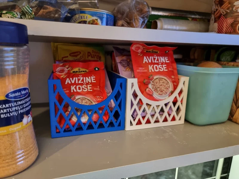 Boîte d'organisation paramétrique avec maille pour épices