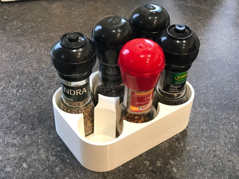 Organisateur de cuisine pour moulins à épices (6 pièces)