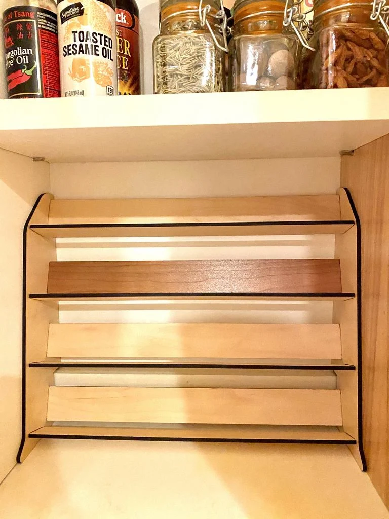 Étagère à épices compacte pour placard