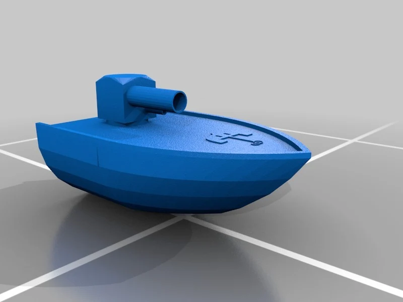 Bateau avec pièces interchangeables