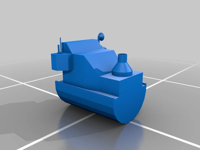 Bateau avec pièces interchangeables