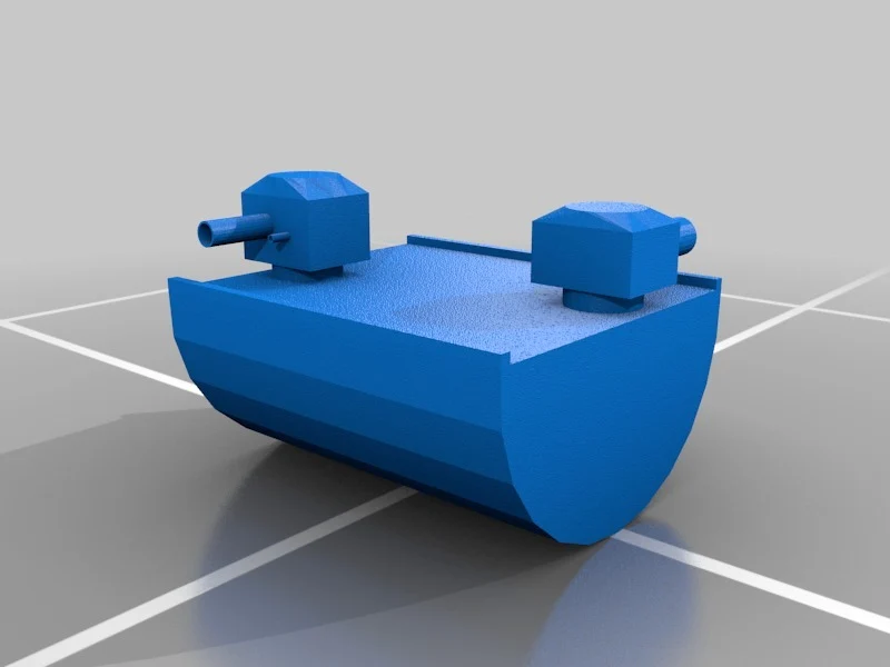 Bateau avec pièces interchangeables