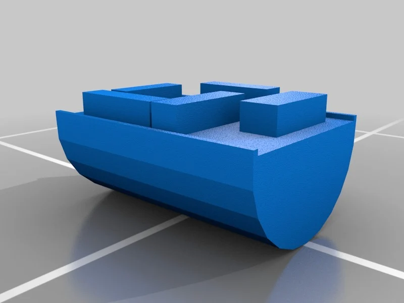 Bateau avec pièces interchangeables