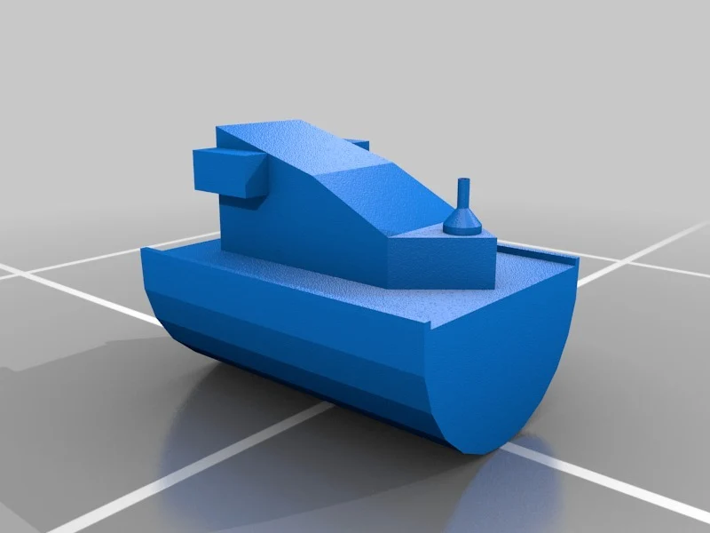 Bateau avec pièces interchangeables