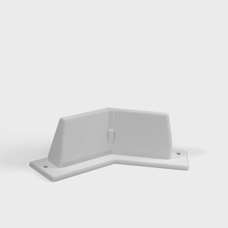 Rail de guidage pour capot de moteur de bateau intérieur