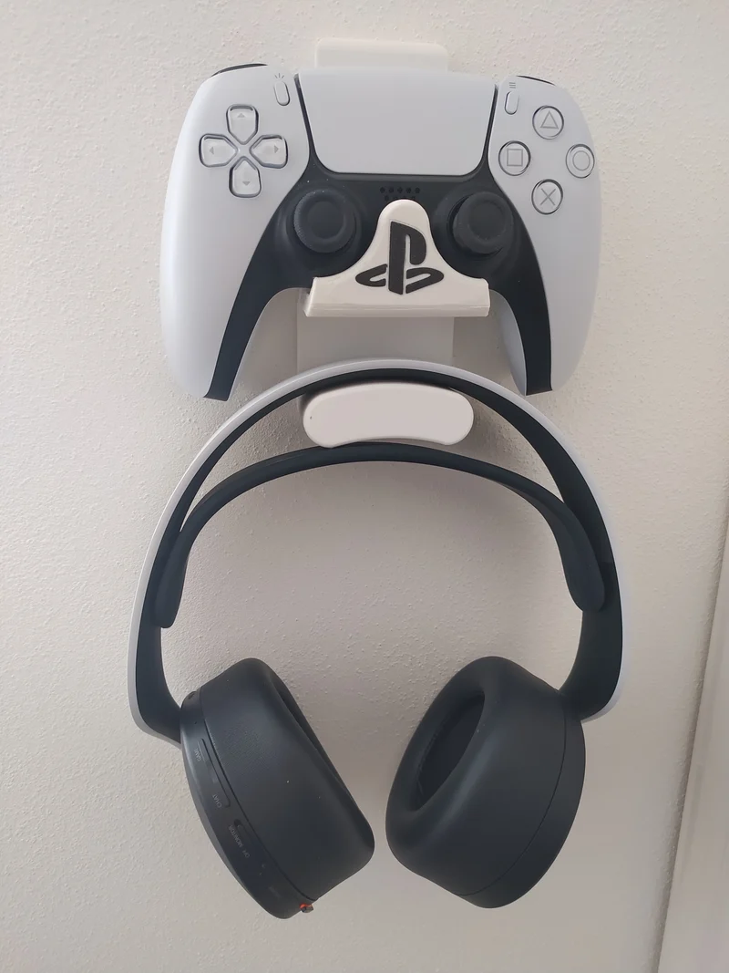 Support mural pour manette PS5 et casque