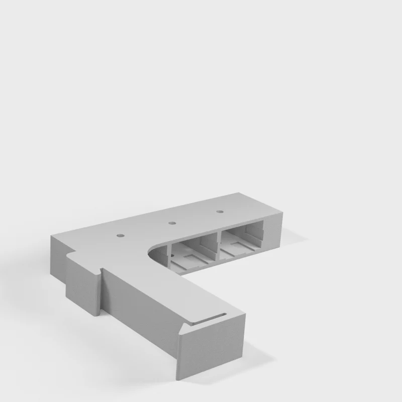 Support de rail DIN pour connecteurs PowerPole : vertical