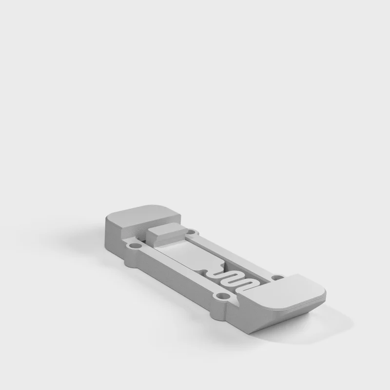Support de rail DIN Fysetc UCan avec espace pour connecteur USB-C plus grand