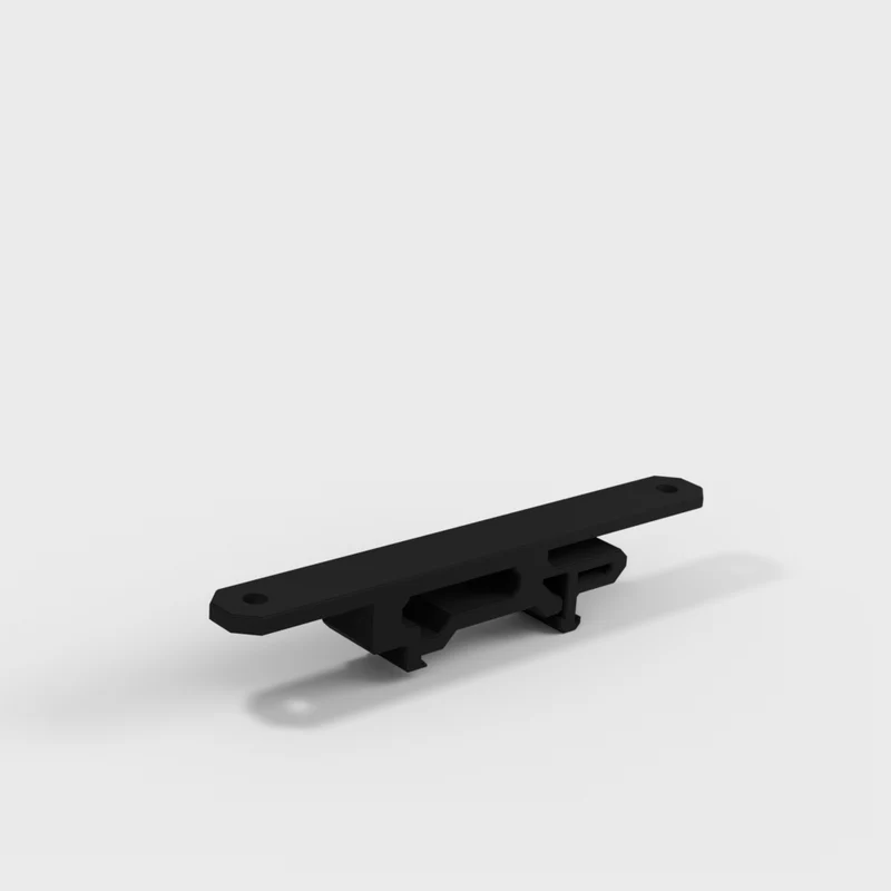 Adaptateur de rail DIN pour les terminaux avec un espacement de trous de 100 mm